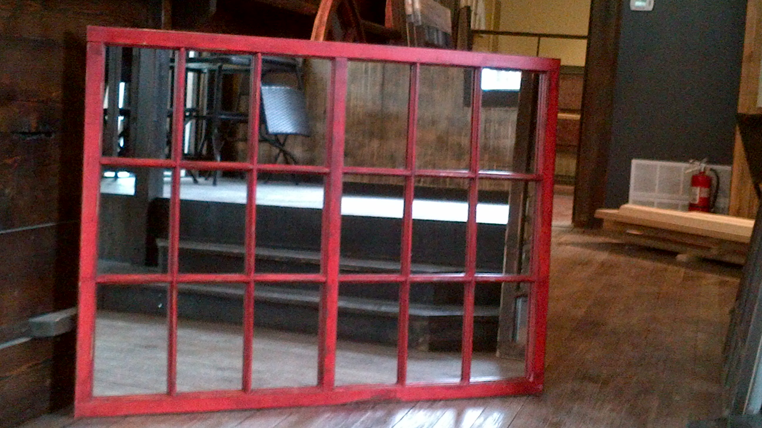 wood frame multi-red